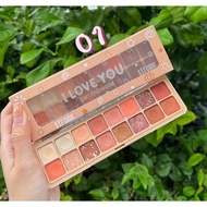 I Love You 16 Color Eyeshadow Pigment Palette