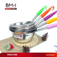 BMW KITCHEN WARE - PANCI SUSU / MIE STAINLESS STEEL GAGANG  16CM PANCI MASAK AIR MILK POT