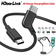 HdoorLink AR Glasses Type C Charging Cable For Xreal / Rokid/ Ray Neo AR Glasses Full-Function HD Da