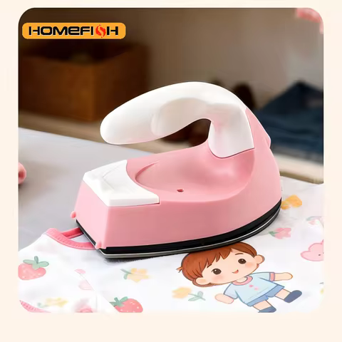 Mini Electric Iron Portable Travel Craft Clothing Sewing Pad Electric Protection Household Cover Iro