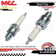 Palam Pencucuh Spark Plug D6HS Standard Thread EX5 Dream 100 87-13 C70 70-99 C90