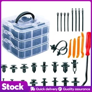 725pcs Car Body Fastener Clip Kit - Universal Push-Type Retainer Set for Auto Repair