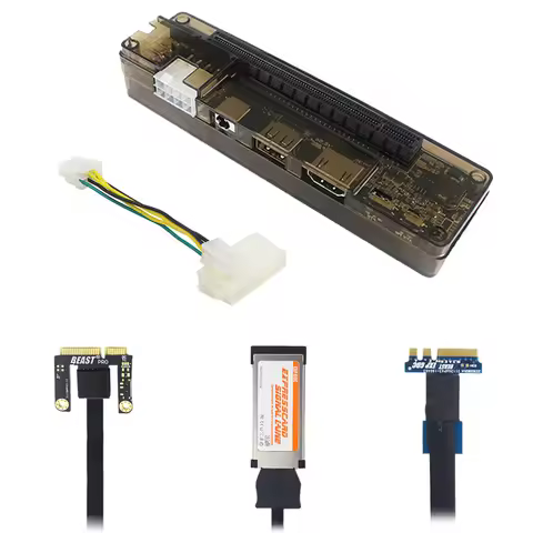 PCI-E EXP GDC External Laptop Dock Graphics Card Video Card Docking Station ( Mini PCI-E / NGFF / M2