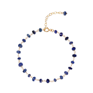 【販賣】NATURALI JEWELRY 藍寶石眼鏡扣手鍊