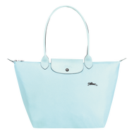 Longchamp Le Pliage Club 70th ครบรอบปักม้ากระเป๋าสะพายไหล่ขนาด M Tote กระเป๋าไนลอน2020สีใหม่