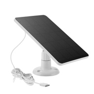 10W Solar Panel with Charging Cable Monocrystalline Solar Panel Charger IP65 Waterproof for Arlo Ult