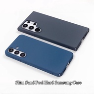 Ultra Thin Sandy Gravel Feel Hard Frosted Phone Case for Samsung S25 Ultra S25 Edge S24 Ultra S24fe 