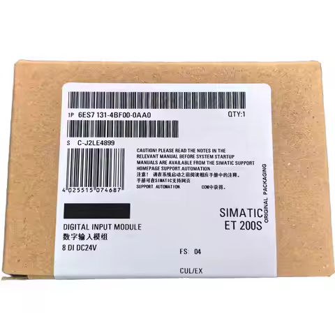 New Original SIMATIC ET200S Distributed I/O System Digital Input Module PLC 6ES7131-4BF00-0AA0