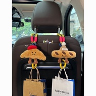 Croissant Car Hook Creative Car Hook Interior Storage Hook Car Seat Back Storage Hook 3.2