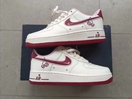 🔥全新【情人節限定】Nike Air force 1 low 07 LX ’Valentine‘s day 情人節 女款 白粉紅👟FD4616-161