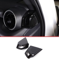 ABS Glossy Black For Toyota Land Cruiser Prado 250 LC250 2024 Car Door handle steering wheel Air Out