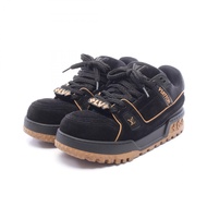 【二手】路易威登LOUIS VUITTON運動鞋 LV Trainer Maxi Line 黑色絨面革 LV Trainer Maxi Line 運動鞋 男士二手 A