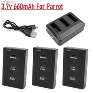 Original 3.7V 660mAh 20C Li po Battery   Charger for Parrot Mini Drone for Parrot Jumping Sumo Swing Mambo Rolling Spider ufjjqj821