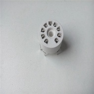 1pcs bakelite tube socket GZS9-Y seat tube socket silver foot PCB for 12AX7 12AU7 tube amplifier
