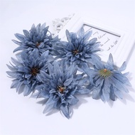 10Pcs Dahlia Artificial Silk Flower Heads Decorative Scrapbooking for Home Wedding Artificial Flower