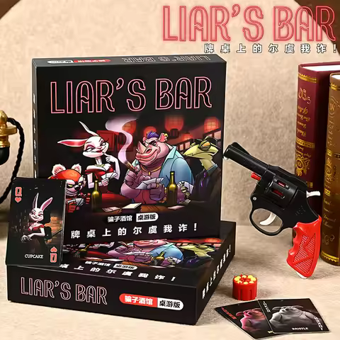 Liars Bar table Card iq Game board multiplayer board Portable Social Deduction Card adult board Game