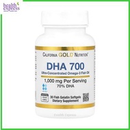 CALIFORNIA GOLD NUTRITION - DHA 700 魚油超濃縮 1000 毫克 30粒魚明膠軟膠囊 [平行進口] 此日期前最佳:2028年05月31日