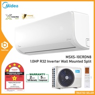 Midea 1.0hp Inverter Aircond Xtreme Save Air Conditioner MSXS-10CRDN8