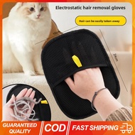 Pet Grooming Gloves Cat Brush Hair Remover Double Sided Electrostatic Dog Cat Hair Removal Comb Wash