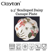 OEM - SPODE 9.5" & 6.0" Scalloped Daisy Canape Plate - Fruit Heaven
