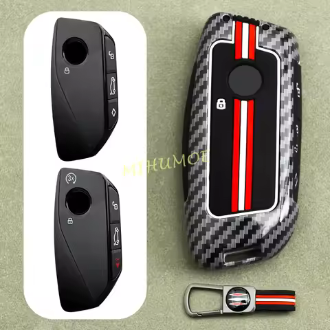 Zinc Alloy Car Key Fob Case Metal Cover Protector For BMW 5 7 Series i5 i7 X1 X2 X5 X6 X7 IX XM 2024