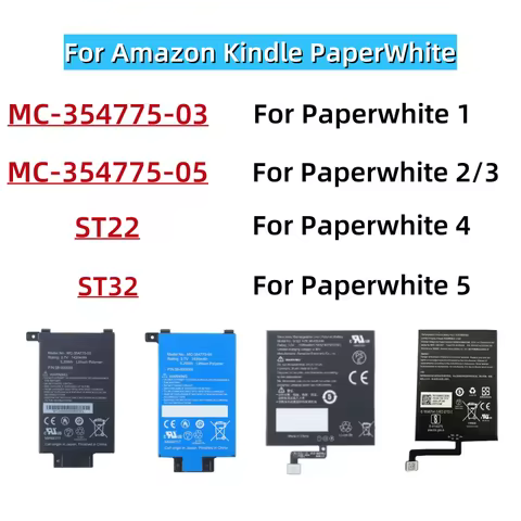 MC-354775-03 MC-354775-05 ST22 ST32 Battery For Amazon Kindle Paper White 1 Battery PaperWhite 2 Pap