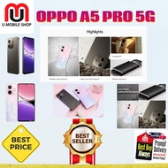 OPPO A5 PRO (5G) | 12(6+6GB) + 128GB | 2 Years OFFICIAL OPPO Warranty | IP69 Water&Dust ...