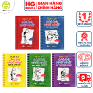 Combo sách Nhật Ký Chú Bé Nhút Nhát tập 1-5 Diary of a Wimpy Kid - Phiên bản tiếng Việt
