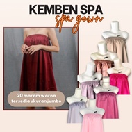 Facial Spa Kemben Satin Velvet Gown Spa Kemben Jumbo Kemben Salon Kemben Scrub Kemben Creambath Kemb