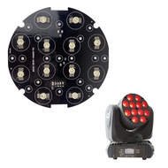 12X12W RGBW 4IN1 Led Par Lamp Bead Source Board Aluminum Stage Light Led Moving Head LighT