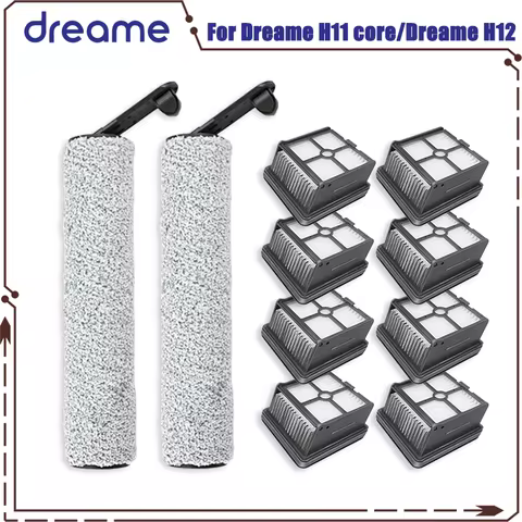 Dreame H11 Core HHR21A / H12 M12 / M12Pro / H11S Vacuum Replacement Parts main Roller Brush Hepa Fil