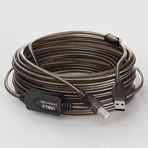 USB 2.0 Cable 10M with booster Active USB 2.0 Printer cable USB 2.0 A male to B male Cord 10M for pr