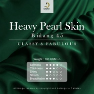 (0.5m) Morocco Pearl Skin Dull Satin Kain Pasang Plain Bidang 45