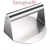 KANGNAI Smash Burger Press, No Rust Round Stainless Steel Grill Press, Steak Burger Stainless Steel 