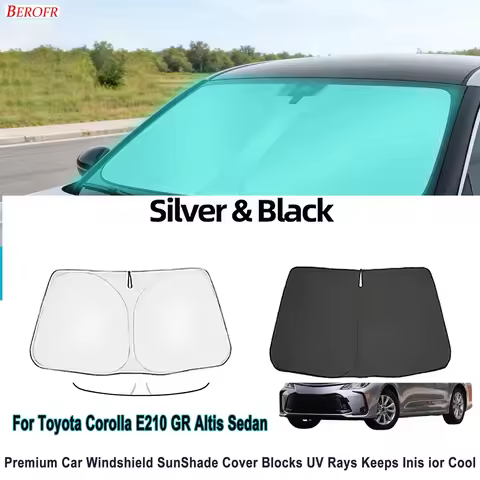 For Toyota Corolla E210 GR Altis Sedan 2020-2025Car Windshield Sunshade Cover Front Window Sun Shade