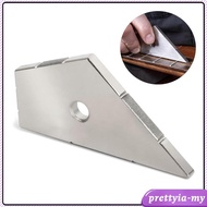 [PrettyiaMY] Professional Bass Fret Leveling Ruler Steel Fret Aligner Measuring Tool for 24 Frets Gu