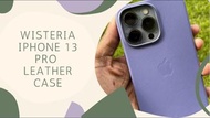 限時優惠🔥 100% Apple Orignial iPhone 13 Pro Max Leathrr MagSafe Case 💜 wisteria