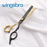wingsbro 6/7 Inch Hairdressing Scissors Professional Barber Scissors 440C Stainless Steel Stylist Ha