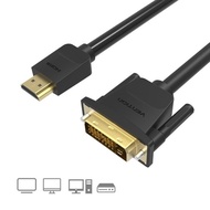 Cable DVI Vention ABF 0.5M Converter HDMI male to DVI Male