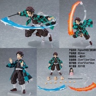 Figma Anime Demon Slayer Figure Kamadouzi 498 Tanjiro Model Doll Decoration