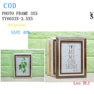 PHOTO FRAME WOODEN ACETATE PLASTIC COVER 3X5 4X6 3R 4R (YY8033X-3X5/4X6)