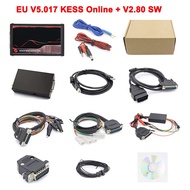 Online Unlimited KESS 2.80 EU Red V5.017 KTAG V7.020 4 LED 2.25 OBD2 OBD2 Car ECU Chip Tuning Kit 5.