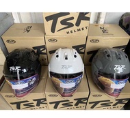 Helm half face TSR merk TSR copy arai polosan motif