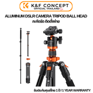 ขาตั้งกล้อง K&F K254A1+BH-28L Portable Tripod Aluminum 62/158cm 22lbs 360° (KF09.084V3)