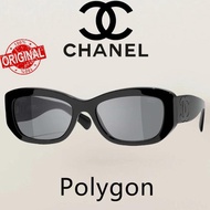 【100%  Original】Kacamata Hitam CHANEL OVAL Sunglasses Polygon CH2660 Kacamata Anti uv Untuk Polished