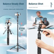 FotoPro L16 1530mm 鋁製自拍棒三腳架適用於運動相機智慧型手機平衡穩定即時拍攝 2ndckp sesckp FotoPro L16 1530mm Aluminium Selfie St