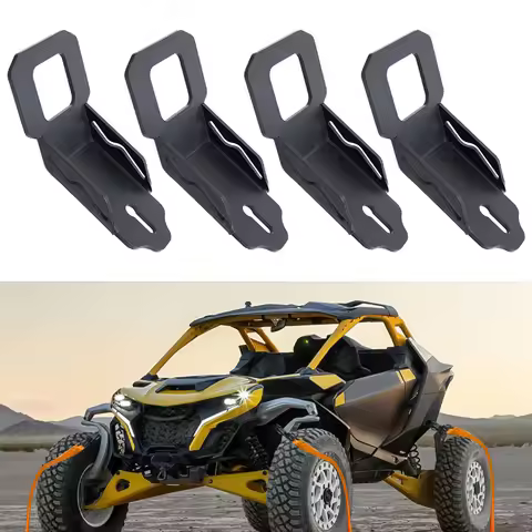 4pcs Tie Down Brackets Hooks Accessories For Can Am Maverick Max X3 Max R RR 4x4 XRC XMR XDS DS Turb