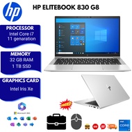 HP EliteBook 830 G8 - Core i7 1185G7/32Gb  Ram/1TB Gb Ssd/W11/2 Years warranty