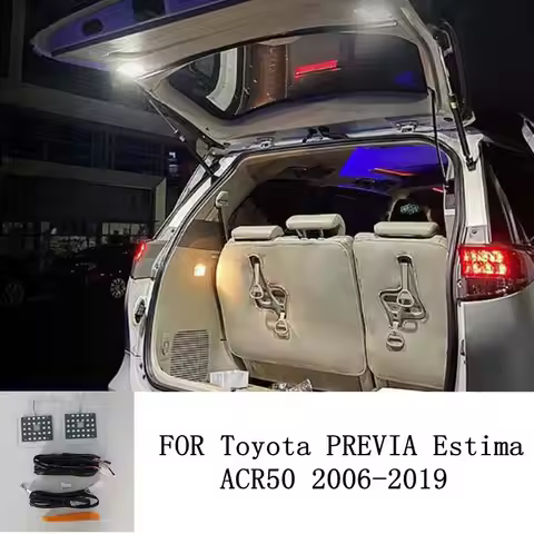 FOR Toyota PREVIA Estima ACR50 2006-2019 LED Car Tail Light Trunk Light Tailgate Lamp Interior Suitc