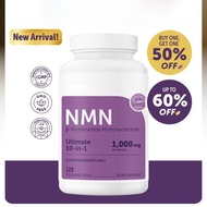 10-in-1 Complex NMN Dietary Supplement – ​​120 Vegetarian Capsules – Daily NMN Nutritional Supplemen